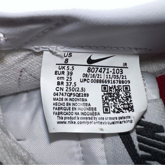 Nike Classic Leather Cortez 807471-103 White Forrest Gump Shoes Women’s Size 8 - Picture 12 of 12